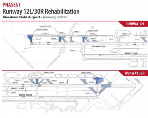 Meadows Field Airport – Rehabilitation of Runway 12L-30R